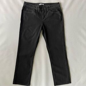 Lee Perfect Fit Black Straight Leg Denim Jeans Women’s Size 16 Short EUC
